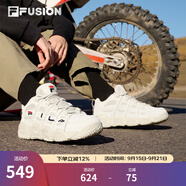 斐樂（FILA）FUSION 斐樂潮牌籃球鞋女鞋低幫籃球文化鞋復(fù)古休閑鞋老爹鞋 燕麥色-T12W941206AOM 35.5