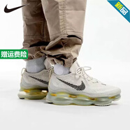 耐克（NIKE）官方男鞋 Air Max Scorpion增高厚底大氣墊緩震透氣老爹鞋跑步鞋 DJ4701-001 米白黃 41