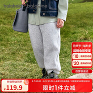 巴拉巴拉balaOne童裝兒童褲子2025秋冬裝男女童加絨長褲親子209425108205