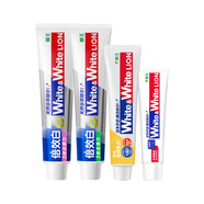 獅王爆款網(wǎng)紅大白荷蘭薄荷牙膏150g大容量組合裝美白去黃清新口氣 果萃薄荷240g+乳酸菌100g+蘇打45g