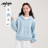 MJ STYLE插肩袖短款開衫外套女2025年秋季寬松休閑百搭運(yùn)動風(fēng)學(xué)生長袖上衣