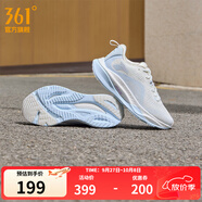 361°運動(dòng)鞋男鞋赤焰4秋季網(wǎng)面透氣跑鞋男輕便通勤減震專(zhuān)業(yè)跑步鞋 羽毛白/冰河藍 密網(wǎng)【女】 37
