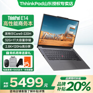 ThinkPad聯(lián)想 E14 AI 可選2024全新英特爾酷睿Ultra處理器 商務(wù)辦公便攜筆記本電腦 14英寸輕薄本 1XCD銀Core 5-220H/32G 定制配件升級款