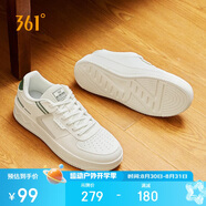 361°運(yùn)動男鞋秋季開學(xué)復(fù)古厚底增高小白休閑板鞋子男672426615-3