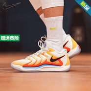 耐克（NIKE）男鞋 Zoom KD16 EP 杜蘭特16代戰靴 男子氣墊實(shí)戰運動(dòng)籃球鞋男 FJ9488-700橙白黑/KD17 40.5