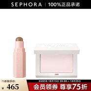 FENTY BEAUTY蕾哈娜火柴柔霧塑顏棒 01+蜜粉餅定妝套組B