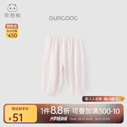 乖奇熊【蘭精莫代爾】男女寶寶長褲夏季薄款防蚊褲嬰兒休閑彈力燈籠褲子