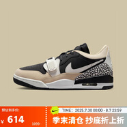 JordanLegacy 312 LOW男舒適百搭低幫復古籃球鞋CD7069-020 黑色  40.5 