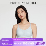維多利亞的秘密 楊冪同款 夏季薄款內(nèi)衣女果凍條反重力無(wú)痕涼感文胸PRO微聚攏MAX 48PF淺水藍(lán)-Logo蕾絲 11244757 M ：PRO雙排扣（75C/75D/80A/80B