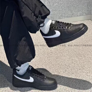 耐克（NIKE）AIR FORCE1男子空軍一號低幫F滑運動(dòng)休閑鞋HQ3447-222官方旗艦正 FZ0627-010/黑色 40