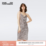 Diane von FurstenbergDVF亮片豹紋短款派對度假禮服裙連衣裙GS4R003 亮片豹紋 XS