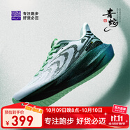 必邁（bmai）2025新款遠(yuǎn)征者6.0跑鞋緩震跑步鞋跳繩厚底防滑男女運(yùn)動(dòng)鞋 青蛇 （金屬綠/暴風(fēng)白/滄浪綠） 42