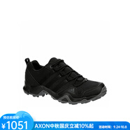 阿迪達斯（adidas）男鞋Ax2s越野跑鞋黑色運動(dòng)鞋緩震舒適凸紋橡膠底潮流休閑600346 BLACK黑色經(jīng)典百搭 透氣耐磨 9.5