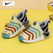 耐克（NIKE）男童鞋女童鞋 秋季新款一腳穿毛毛蟲(chóng)軟底休閑學(xué)步鞋運動(dòng)鞋兒童鞋 DZ4128-700/多彩毛毛蟲(chóng) 27 10C/16CM