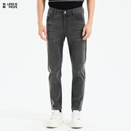 利郎輕時(shí)尚男褲【商場(chǎng)同款】牛仔褲男天絲混紡親膚舒適加厚休閑九分褲 牛仔黑（Q5DNZ10301） 28 (160/72A)