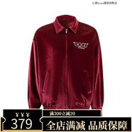GB-GOODBRAND‘LOVE IS GOOD’輕奢時(shí)尚珍珠棒球服夾克外套男女同款 絲絨紅色 L 【130-150斤】