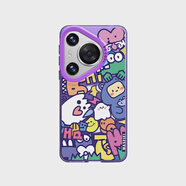 邁斯菲爾AEIL抽象涂鴉適用a80手機殼磁吸700o新款網(wǎng)紅50軟邊40 華為P40Pro 紫色-卡通抽象涂鴉彩銀磨砂磁吸殼同款磁吸支架