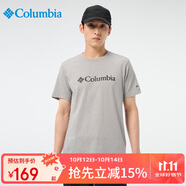 Columbia哥倫比亞T恤男25春夏戶外休閑運(yùn)動(dòng)舒適棉質(zhì)透氣短袖 JE1586 039 S