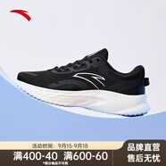 安踏（ANTA）輕質(zhì)女子跑步鞋新款網(wǎng)面透氣舒適軟底慢跑運動(dòng)鞋跑鞋 黑/象牙白-1 37.5