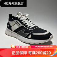 UGGMICHAELKORS邁克高仕男款織物拼色系帶低幫運動(dòng)休閑鞋 藏青色_白色_支持鑒定 42 鞋內長(cháng)27CM