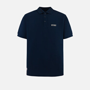 EVISU【】EVISU福神 2025年夏新品 男商標刺繡POLO衫 藏青色 S