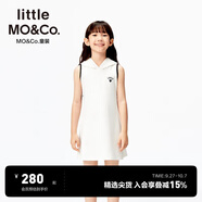 little MO&Co.防蚊 little moco童裝25夏新款女童連帽無袖背心連衣裙KBE2DRS015