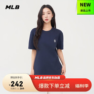 MLB短袖T恤男女時尚夏季休閑經(jīng)典純色圓領25新款3ATSB0153-09NYS-M