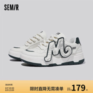 Semir男鞋小眾設(shè)計(jì)春秋透氣男士面包鞋運(yùn)動(dòng)板鞋男學(xué)生潮鞋 米綠 41