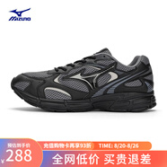 美津濃（MIZUNO）【SPEED 2K】千禧復(fù)古跑鞋男女同款運動鞋緩震舒適透氣跑步鞋 07/黑/煙熏灰 40 (255mm)