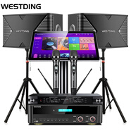 威斯?。╓ESTDING）家庭ktv音響專(zhuān)業(yè)四分頻七單元卡拉OK套裝舞臺會(huì )議10英寸卡包K歌音箱組合 W06:【K84智能語(yǔ)音】豪華版