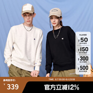 Champion【王俊凱同款】冠軍情侶裝衛(wèi)衣秋季新款棉質(zhì)純色基礎(chǔ)長袖T恤 黑色 M