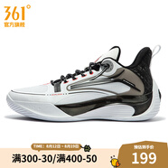 361度男鞋運(yùn)動(dòng)鞋冬季新款減震實(shí)戰(zhàn)籃球訓(xùn)練鞋 361度白/曜石黑 40