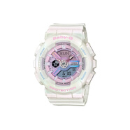 卡西歐（CASIO）卡西歐 BABY-G 100m防水 石英機(jī)芯 樹脂表帶 日韓表 女表 白色表 白色表帶 常規(guī)表盒
