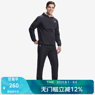 HOTSUIT后秀暴汗服運(yùn)動(dòng)套裝男女健身跑步出汗長(zhǎng)袖套裝明星同款速干衣 礦物黑【男款】 S 【喜歡寬松，拍大一碼】