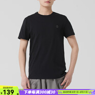 添柏嵐（Timberland）官方T恤男 夏季新款輕便透氣純棉襯衫戶外跑步運動服修身休閑短袖 A2EKJX65/刺繡LOGO/店長推薦 M (175/100A)
