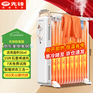 先鋒（SINGFUN）取暖器/電熱油汀/石墨烯加熱電暖器/電暖氣片 家用恒溫加濕國家補貼取暖器15片油汀DYT-Z21