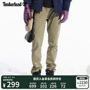 添柏嵐（Timberland）官方男裝長褲春季戶外休閑卡其褲彈性修身|A2A49 A2A49590/卡塞爾綠色 35