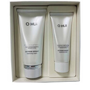 歐蕙（OHUI）洗面奶200歐惠源生至臻泡沫潔面乳奇跡水分深層清潔細致毛孔女 歐蕙潤白潔面套盒160ml+100ml