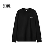 森馬（Semir）長(cháng)袖T恤男冬季發(fā)熱打底衫基礎百搭字母印花休閑上衣101724101102