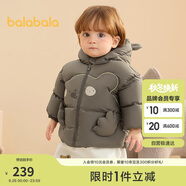 巴拉巴拉寶寶羽絨服男童外套女童秋冬裝2025嬰兒衣服動物造型209425107206