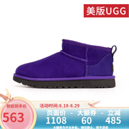 UGG美版雪地靴休閑經(jīng)典迷你短靴舒適短筒靴 1116109 1116109女款VNGH-紫羅蘭色 37