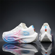 里奇.喬丹   RICKY JORDANc202 6代夏季透氣運動(dòng)中大童競速跑步鞋學(xué)生中考體測輕碳板跑鞋 棉花糖-c202 7代 34 220mm 【標準運動(dòng)鞋碼】