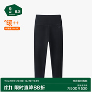 松山棉店【商場(chǎng)同款】自由穿小暖羊兒童打底褲保暖褲男童女童中大童褲子 高腰單褲-黑色 150 cm