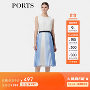 PORTS寶姿早春新品女裝無袖休閑上衣ALD8B009PWB019 奶白色 M (6)