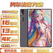 阿爾法戰機2025新款13英寸平板電腦5G全網(wǎng)通話(huà)WiFi十核16GB運行4K全面大屏雙卡雙待安卓辦公網(wǎng)課學(xué)習機游戲 【星空灰】2025新款13英新Pro性能版 【16GB+1TB】(1024GB)