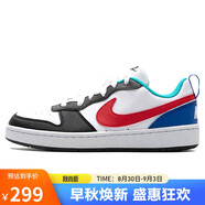 耐克NIKE男大童運(yùn)動(dòng)鞋COURT BOROUGH運(yùn)動(dòng)休閑鞋HF0742-161白黑38.5