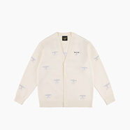 BOY LONDON【白月光】BOYLONDON春重工繡花精致時(shí)尚針織開(kāi)衫外套N64902 米白色 XS