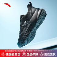 安踏（ANTA）飛揚|跑步鞋男鞋舒適通勤減震輕質(zhì)百搭休閑鞋 黑-1 39 6.5(男39)