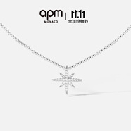 APM Monaco[楊紫同款]六芒星項(xiàng)鏈女生設(shè)計感生日時尚飾品送女友生日禮物 baby六芒星項(xiàng)鏈