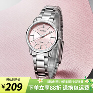 卡西歐（CASIO） 女表 時(shí)尚休閑石英表 簡約指針學(xué)生女表學(xué)生表 LTP-1303D-4A